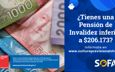 ¿Tienes una Pensión de Invalidez inferior a $206.173?